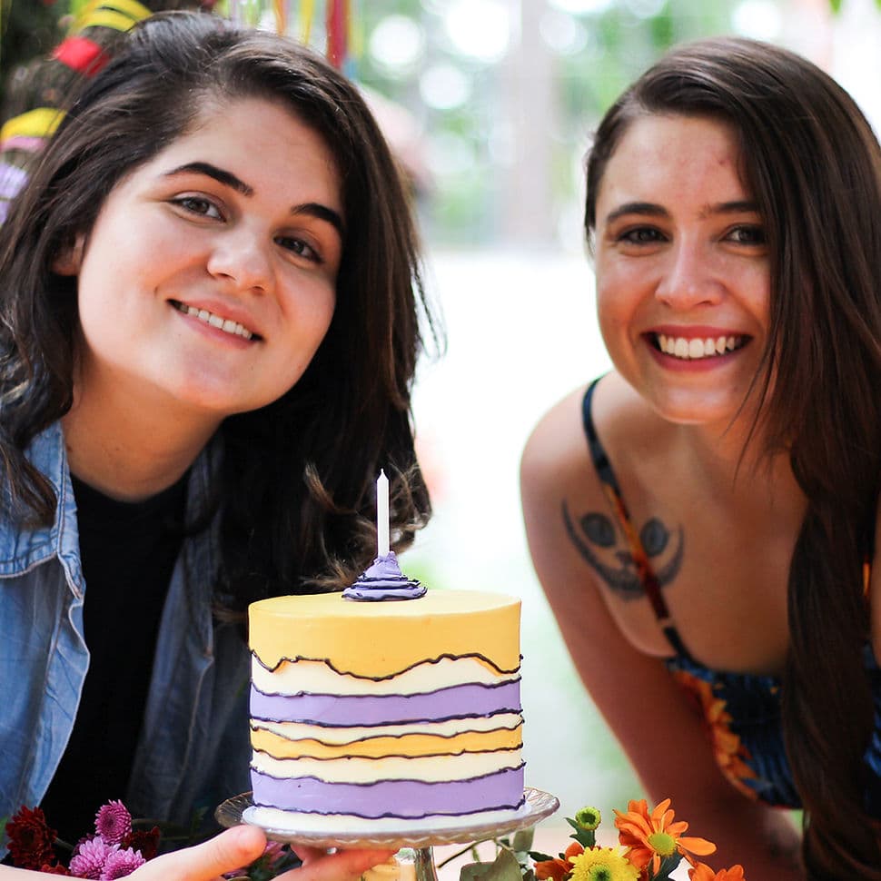 Letícia e Fran, fundadoras da Rocambolo